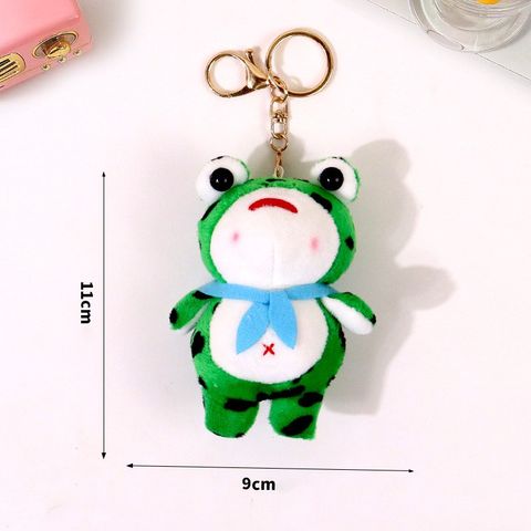 Cute Frog PP Cotton Unisex Bag Pendant Keychain
