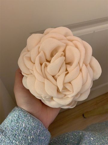 Women's Sweet Flower Cloth Handmade Hair Claws
