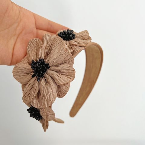 Women's Vintage Style Flower Cloth Handmade Hair Band