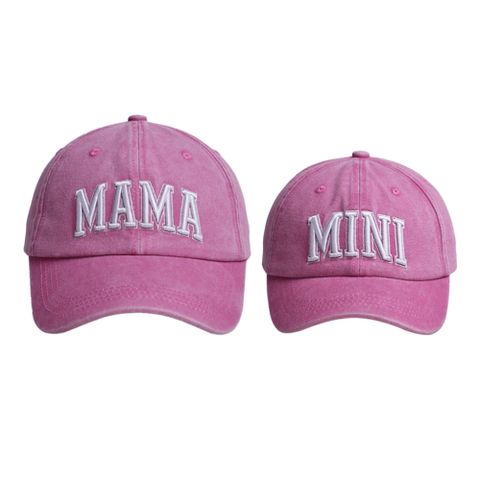 Kid'S Adults Modern Style Classic Style Letter Curved Eaves Baseball Cap
