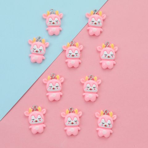 10 PCS/Package 20mm Hole Under 1mm Resin Animal Pendant