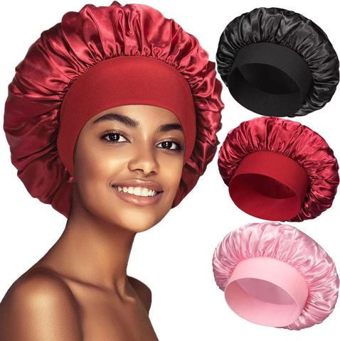 Women's Basic Solid Color Eaveless Shower Cap