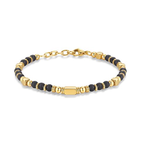 304 Stainless Steel Tiger Eye Elegant Simple Style Polishing Geometric Bracelets