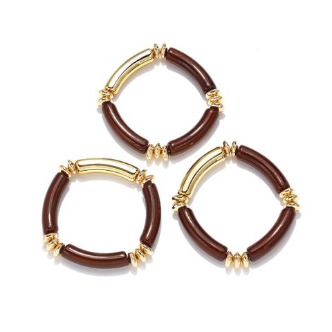Simple Style Geometric Arylic Resin Women's Bracelets