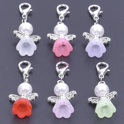 1 Piece 33*14mm CCB Alloy Flower Jewelry Buckle Lobster Clasp