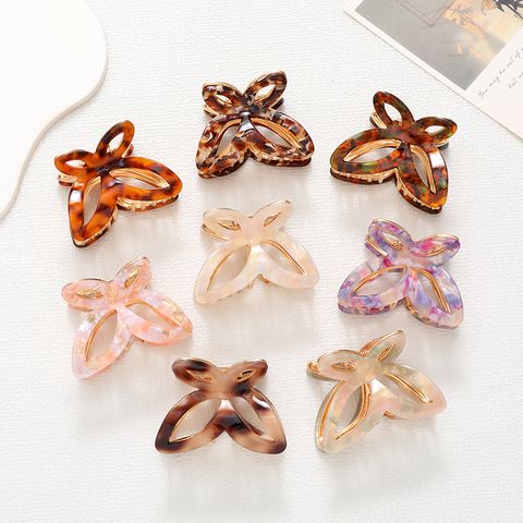 Women's Fairy Style Modern Style Korean Style Butterfly Acetic Acid Sheets Hair Claws