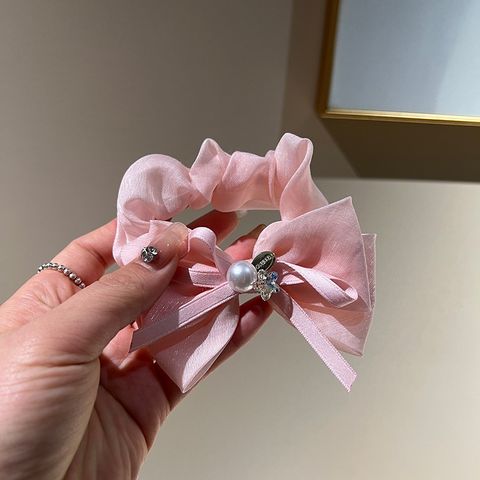 Women's Casual Sweet Bow Knot Cloth Hair Clip