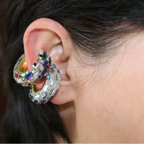 Streetwear Geometric Mixed Materials Women's Ear Cuffs