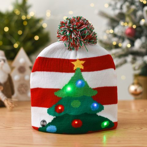 Christmas Fashion Christmas Tree Snowman Polyester Outdoor Christmas Hat