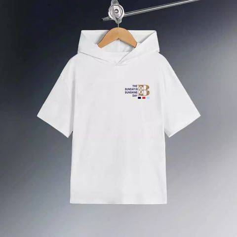 Casual Sports Letter Solid Color Polyester T-shirts & Shirts