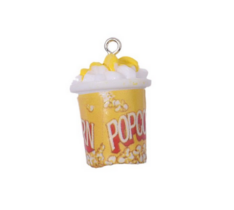 1 Piece 18 * 24mm Resin Popcorn Cup Pendant
