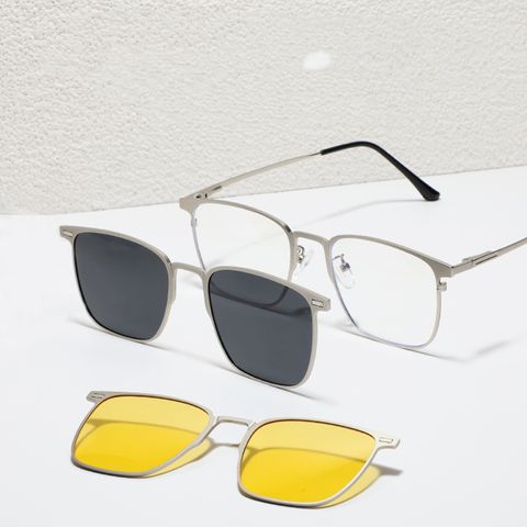 Diseño Original Color Sólido Tac Cuadrado Fotograma Completo Gafas De Sol Mujer