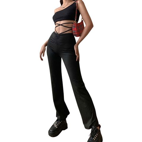 Women's Daily Streetwear Solid Color Full Length Casual Pants Skinny Pants