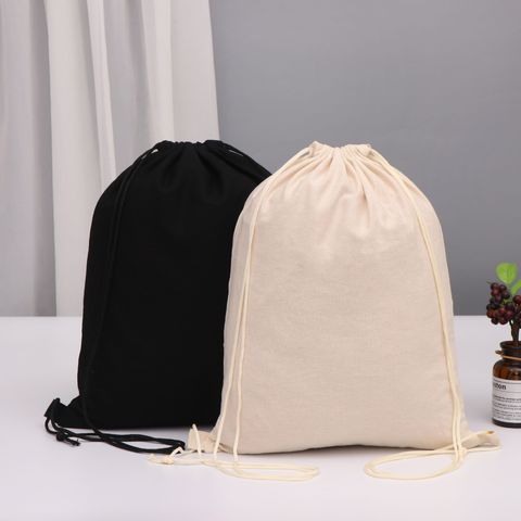 Women's Casual Solid Color Canvas Travel Bags