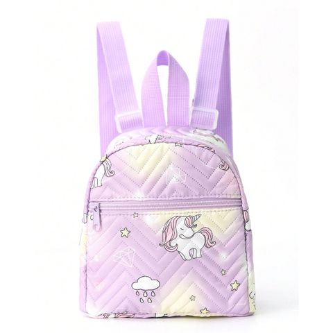 Color Block Casual Daily Kids Backpack
