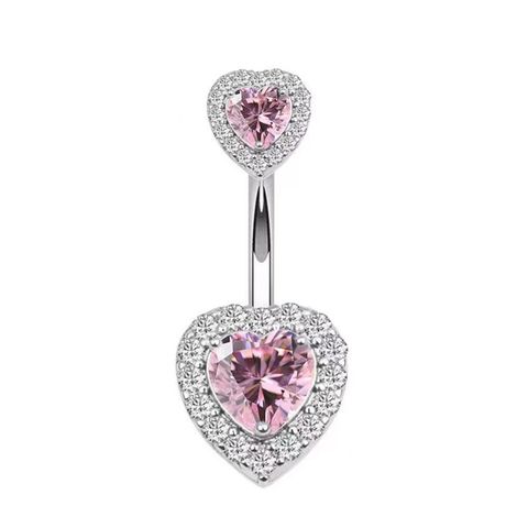 IG Style Modern Style Cool Style Angel Letter Heart Shape Zircon Copper Wholesale Belly Ring