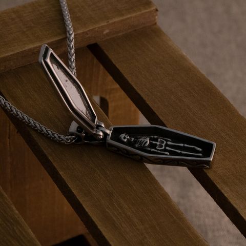 Lässig Einfacher Stil Schädel Edelstahl 304 Unisex Halskette Mit Anhänger