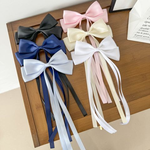 Women's Casual Sweet Bow Knot Fabric Hair Clip
