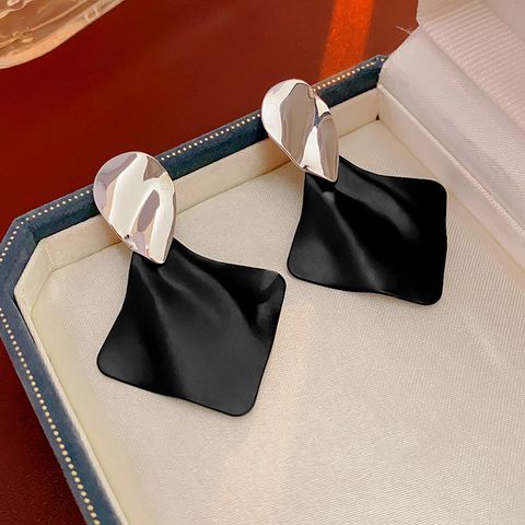 1 Pair Simple Style Geometric Copper Drop Earrings