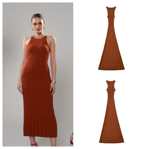 Women's Tank Dress Elegant Round Neck Sleeveless Solid Color Midi Dress Holiday Daily Date