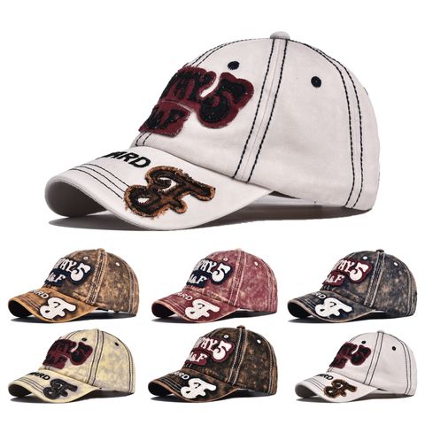 Unisex Casual Embroidery Simple Style Letter Embroidery Patch Curved Eaves Baseball Cap