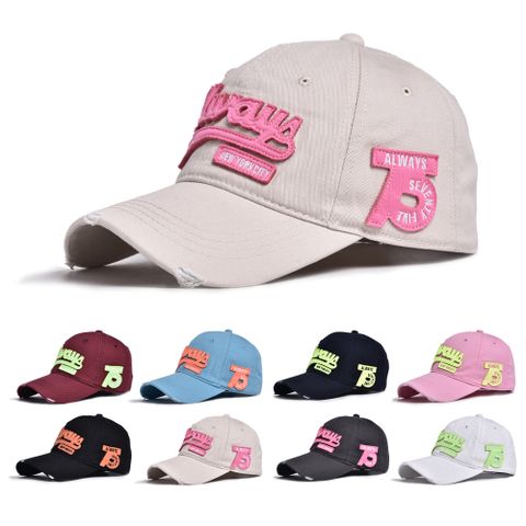 Unisex Modern Style Classic Style Letter Embroidery Patch Curved Eaves Baseball Cap