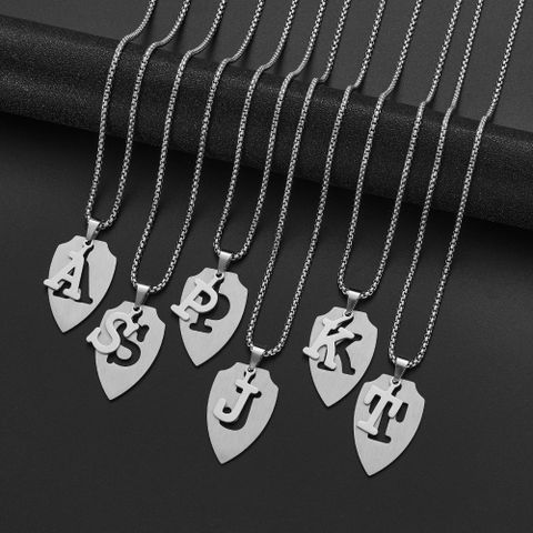 Gothic Hip-Hop Letter 201 Stainless Steel Unisex Pendant Necklace