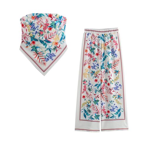 Holiday Beach Date Women's Vacation Printing Polyester Pants Sets Pants Sets
