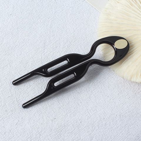 Women's Simple Style Classic Style Solid Color Plastic Hair Clip