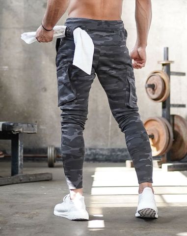 Men's Camouflage Casual Sports Skinny Men's Bottoms