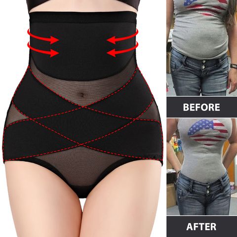 Solid Color Stereotype Waist Support Shaping Underwear