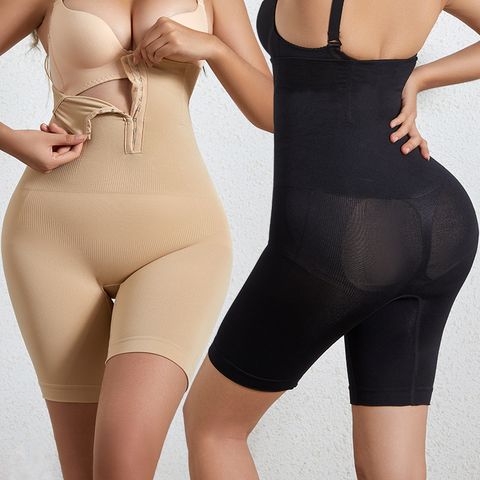 Solid Color Stereotype Waist Support Seamless Shaping Underwear