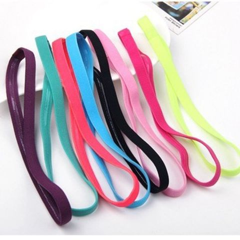 Unisex Simple Style Solid Color Cloth Hair Band