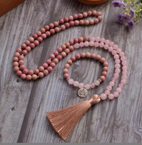 Streetwear Round Natural Stone Wholesale Bracelets Necklace