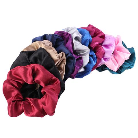 Women's Simple Style Classic Style Solid Color Satin Hair Tie