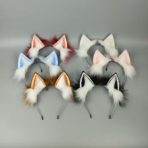 Unisex Cute Lolita Cat Ear Cloth Hair Band