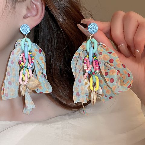 1 Pair Vacation Sweet Butterfly Alloy Drop Earrings