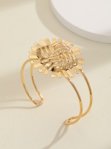Simple Style Tortoise Sunflower Iron Women's Rings Earrings