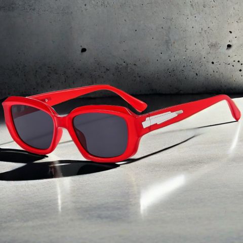Elegant Basic Simple Style Geometric Ac Square Full Frame Women's Sunglasses
