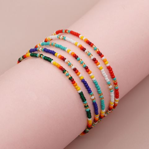 Décontractée Style Simple Géométrique Perle De Rocaille De Gros Bracelets