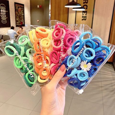 Women's Cute Round Cloth Hair Tie