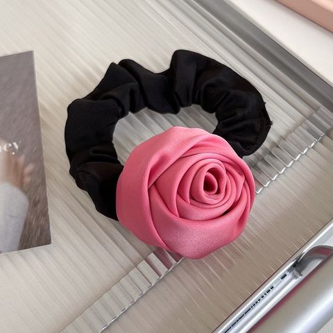 Women's Sweet Flower Cloth Hair Tie