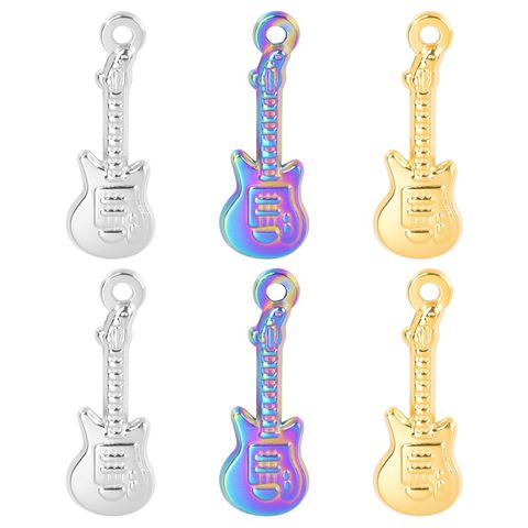 1 Piece 304 Stainless Steel Guitar Pendant