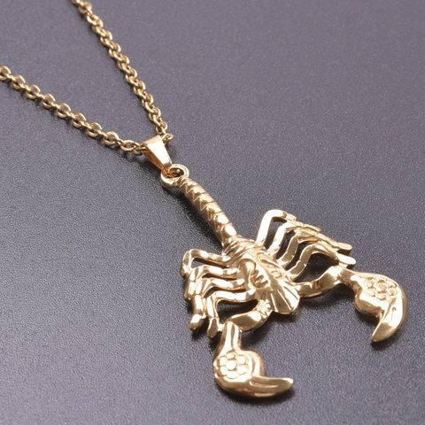 1 Piece 304 Stainless Steel 18K Gold Plated Animal Pendant