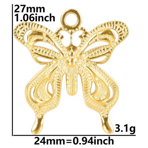 1 Piece 304 Stainless Steel Butterfly