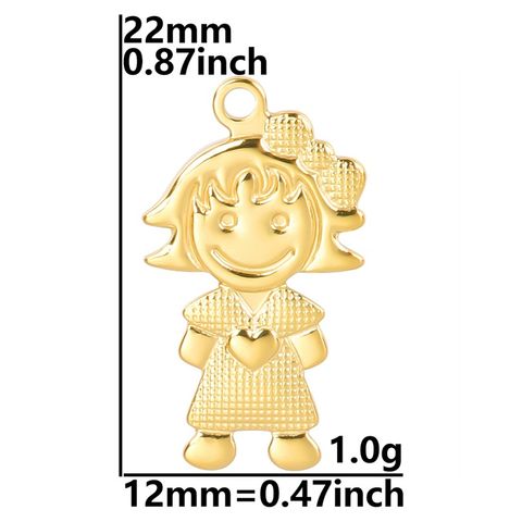1 Piece 304 Stainless Steel Doll