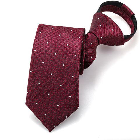 Business Stripe Arrow Polyester Men's Tie
