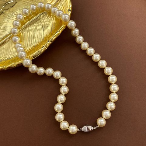 Commute Round Imitation Pearl Wholesale Necklace
