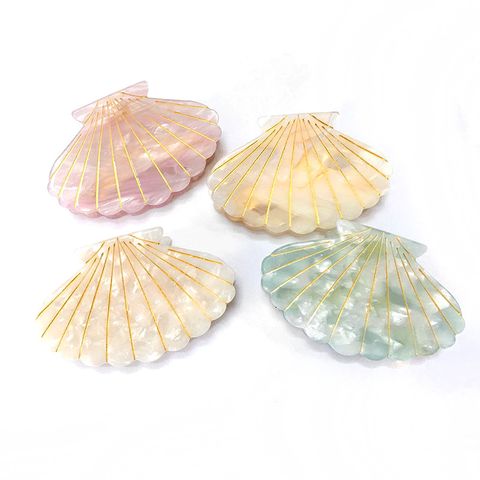 Niche Shell Barrettes Wholesale Dignified Sense Of Design Cellulose Acetate Sheet Updo Hair Claw Small Simple Commute Japanese Hair Accessories