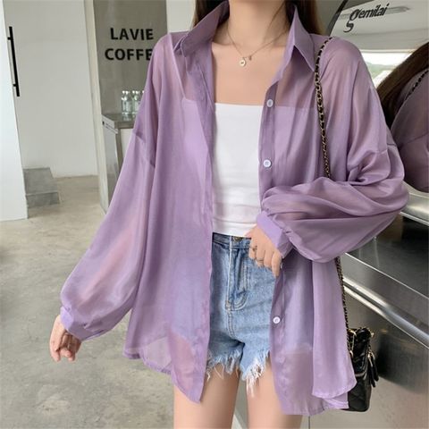 Women's Casual Solid Color Single Breasted Cardigan
